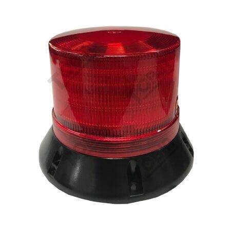 Warning Light H-Duty IP66 | 115mm Red Revolving | 12-24V DC | by Tobin