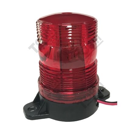 Heavy Duty Warning Light IP66 | Red Revolving Signal | 12-24V DC | 70mm Size | by Tobin