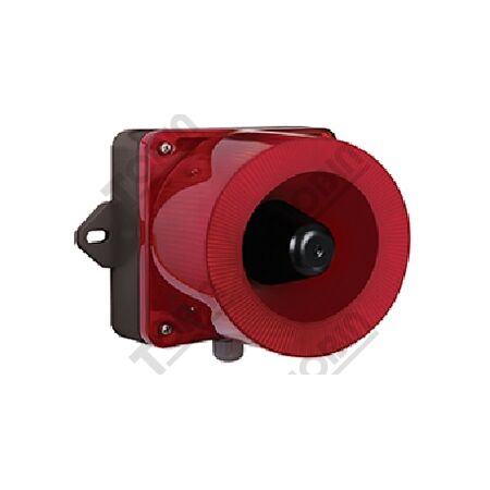 Warning Light IP66 Combo Sounder | 115dB Output | 12-24VDC Power | by Tobin