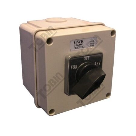 Reversing Switch 3 Pole 20A | Industrial Use | Robust Construction | by Tobin