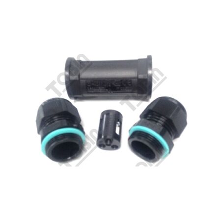 Inline Connector 2P | IP68 Rated | 32A Current | 0.5-4.0mm Cable Compatibility | by Tobin