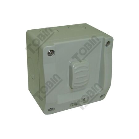 Isolator Enclosed IP56 1 Gang 20A | Weatherproof Design | 20A Current Rating | Dust & Water Protection | by Tobin