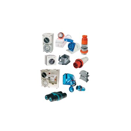 Panel Mount Sockets 125A 415V 3P+E | IP67 Rated | Flush Mount Design | by Tobin