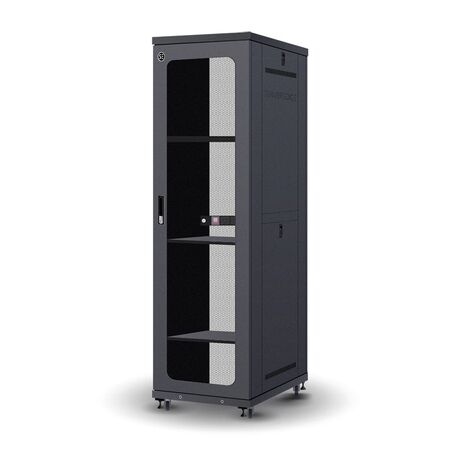 42RU Free Standing Server Cabinet | Fully Assembled | 600mm Width & 1200mm Depth | by SERVEREDGE