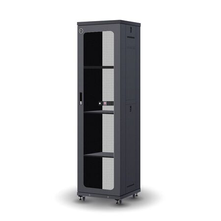 Serveredge 45RU Free Standing Cabinet | Fully Assembled | 600mm Width & Depth | by SERVEREDGE