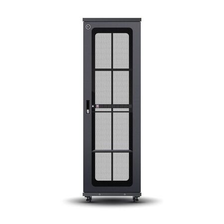 Serveredge 45RU Free Standing Cabinet | Fully Assembled | 600mm Width & Depth | by SERVEREDGE
