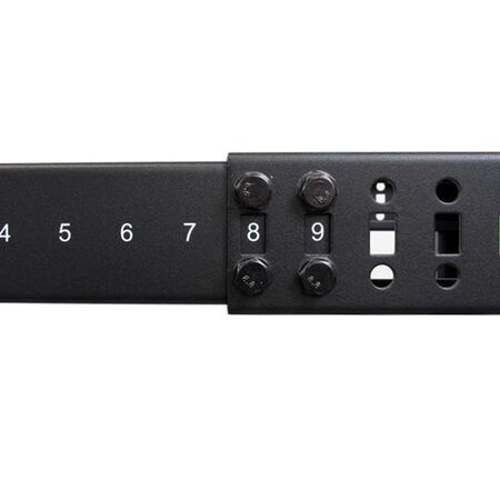 45RU 4 Post Open Frame Rack | Adjustable Depth | Steel Construction | Powder Coated Finish | by SERVEREDGE