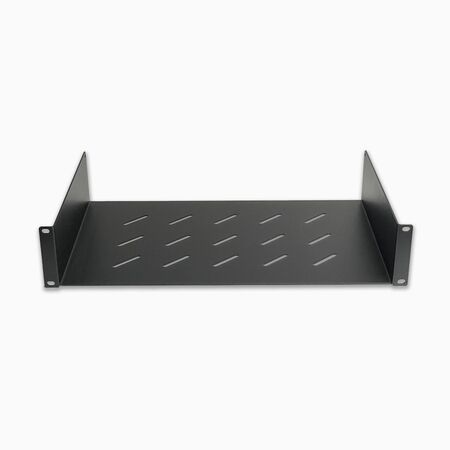 Serveredge Cantilever 2RU Fixed Shelf | 300mm Depth | Durable Steel Construction | Fixed Mounting Design | by SERVEREDGE
