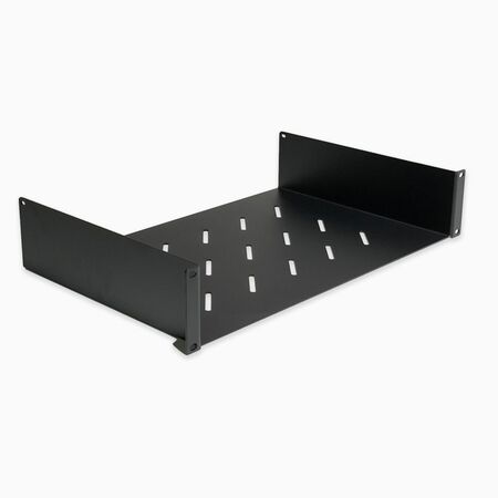 Serveredge Cantilever 2RU Fixed Shelf | 300mm Depth | Durable Steel Construction | Fixed Mounting Design | by SERVEREDGE
