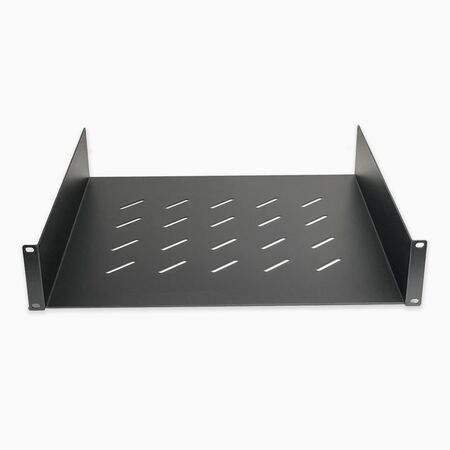 2RU Cantilever Fixed Shelf | 450mm Depth | Steel Construction | Compatible with 19-Inch Racks | by SERVEREDGE