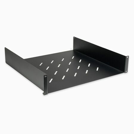 2RU Cantilever Fixed Shelf | 450mm Depth | Steel Construction | Compatible with 19-Inch Racks | by SERVEREDGE