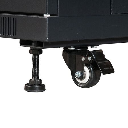27RU Full Assembled Free Standing Server Cabinet | 500Kg Load Capacity | Locking Doors & Fixed Shelves | by SERVEREDGE