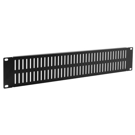Serveredge 2RU 19" Vented Blanking Panel | Steel Construction | Powder Coated Finish | Improved Airflow | by SERVEREDGE