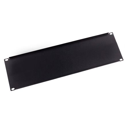 Serveredge 3RU 19" Blanking Panel | Steel Construction | Black Powder Coat Finish | Improves Airflow | by SERVEREDGE