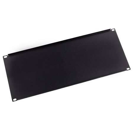 Serveredge 4RU 19" Blanking Panel | Improves Airflow | Dust Prevention | Black Powder-Coated | by SERVEREDGE