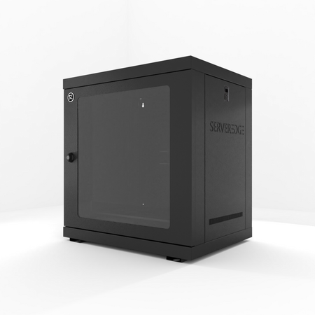 12RU Wall Mount Cabinet | Fully Assembled | Space-Saving Design | 600mm Width | by SERVEREDGE
