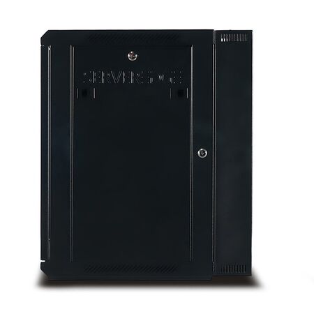 12RU Wall Mount Cabinet | Fully Assembled Hinged Frame | Steel Construction | Space-Saving Design | by SERVEREDGE