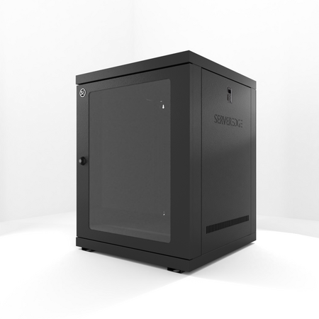 15RU Fully Assembled Wall Mount Cabinet | 600mm Width & Depth | Steel Construction | by SERVEREDGE