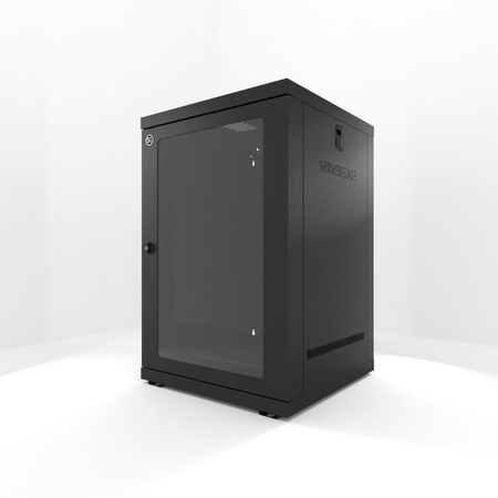 18RU Fully Assembled Wall Mount Cabinet | Space-Saving Design | 600mm Width & Depth | by SERVEREDGE
