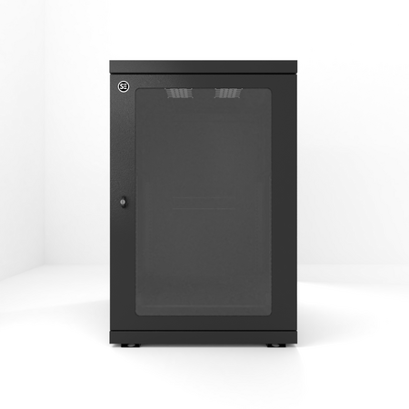 18RU Wall Mount Cabinet | Fully Assembled Hinged Frame | Space-Saving Design | Robust Construction | by SERVEREDGE