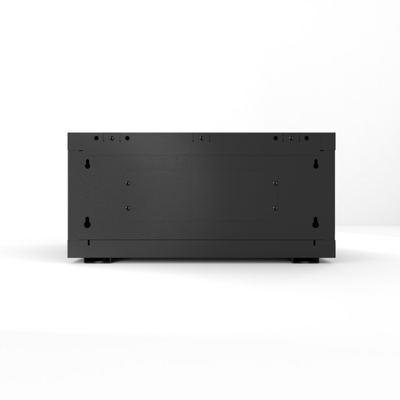 4RU Wall Mount Cabinet | Fully Assembled Hinged Frame | Steel Construction | Powder Coated Finish | by SERVEREDGE