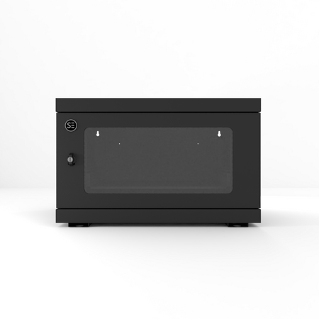 6RU Fully Assembled Wall Mount Cabinet | Steel Construction | Powder Coated Finish | by SERVEREDGE
