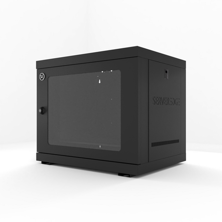 9RU Fully Assembled Wall Mount Cabinet | Space-Saving Design | 600mm Width & 450mm Depth | by SERVEREDGE