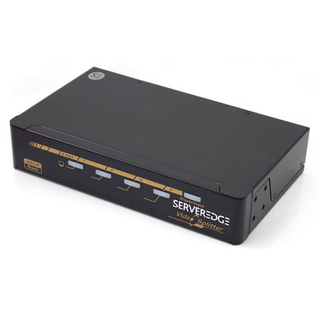 4 Port DVI Video Splitter | Supports 1920x1200 Resolution | Plug and Play | by SERVEREDGE
