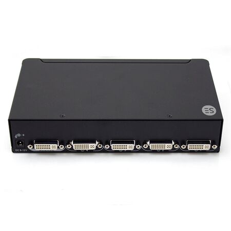 4 Port DVI Video Splitter | Supports 1920x1200 Resolution | Plug and Play | by SERVEREDGE