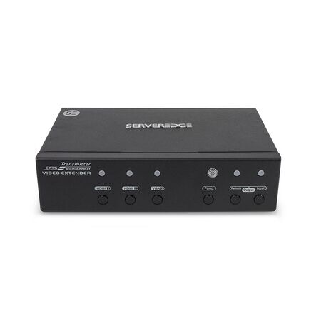 4K2K HDMI & VGA HDBaseT Extender | 2 HDMI Inputs | 100m Transmission | by SERVEREDGE