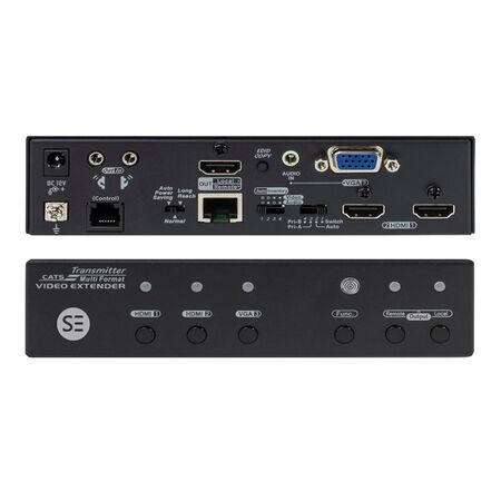 4K2K HDMI & VGA HDBaseT Extender | 2 HDMI Inputs | 100m Transmission | by SERVEREDGE