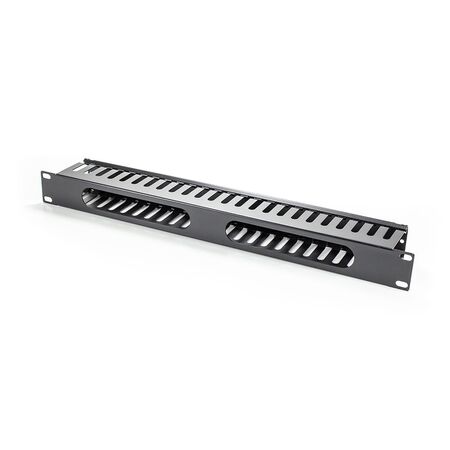 1RU Cable Management Rail | 24 Slots for Efficient Organization | Durable Steel Construction | by SERVEREDGE