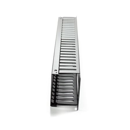 2RU Horizontal 24 Slots Cable Management Rail | Steel Construction | Powder-Coated Finish | Standard Rack Compatible | by SERVEREDGE
