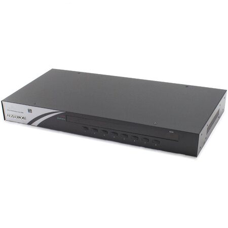 8-Port USB PS/2 VGA Combo KVM Switch | Supports 8 Computers | Push Button & Hotkey Switching | by SERVEREDGE