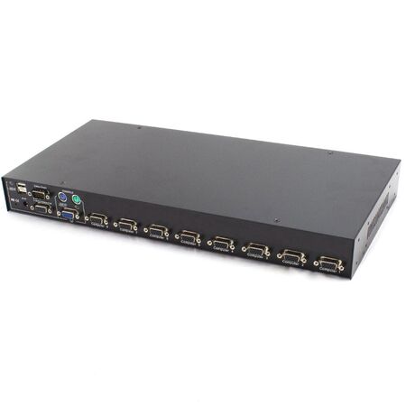 16-Port USB/PS/2/VGA Combo KVM Switch | Supports 1920x1440 Resolution | Easy Push Button Switching | by SERVEREDGE