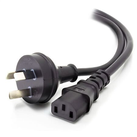 1m Aus 3 Pin Wall to IEC C13 Power Cable | 250V Voltage Rating | 10A Current Rating | by SERVEREDGE
