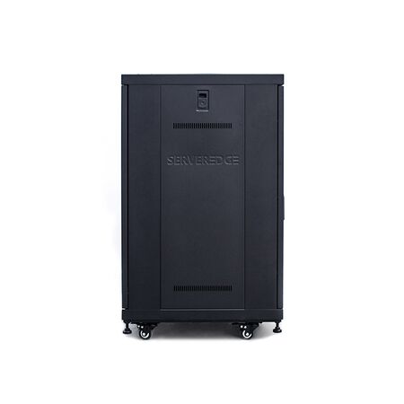 Server Rack Cabinet 18RU | 1000kg Load Capacity | Lockable Castors & Grounding System | by SERVEREDGE