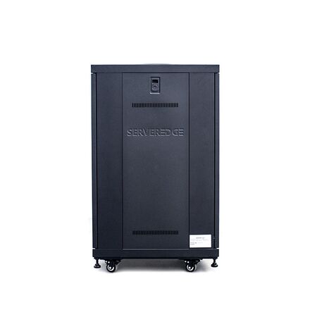 Server Rack Cabinet 18RU | 1000kg Load Capacity | Lockable Castors & Grounding System | by SERVEREDGE