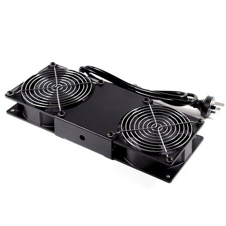 Serveredge 2 Way Rack Mount Fan Kit | 2 Way Axial Fans | 50 CFM Airflow | 25 dBA Noise Level | by SERVEREDGE