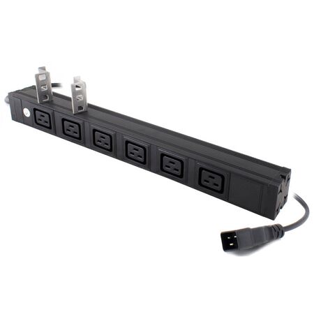 6 Port IEC PDU | 6 IEC C19 Outputs | Rack Mount Power Distribution | by SERVEREDGE