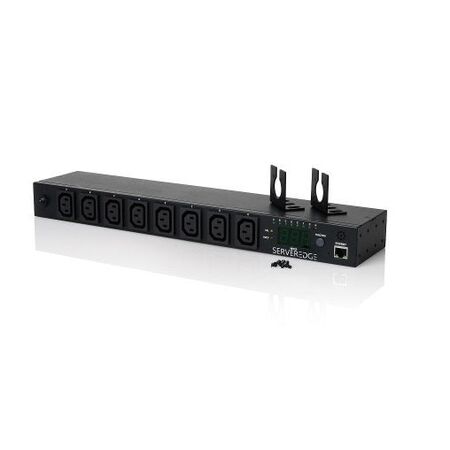 8 Port Switched PDU | 8 IEC C13 Outputs | Remote Power Management | Metal Housing | by SERVEREDGE