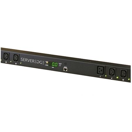 24 Port Switched PDU | 21 IEC C13 & 3 IEC C16 Outputs | 32A Max Current | Rack Mountable | by SERVEREDGE