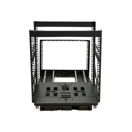 12RU Slide & Swivel Server Rack | Steel Construction | Ventilated Panels | Powder Coated Finish | by SERVEREDGE