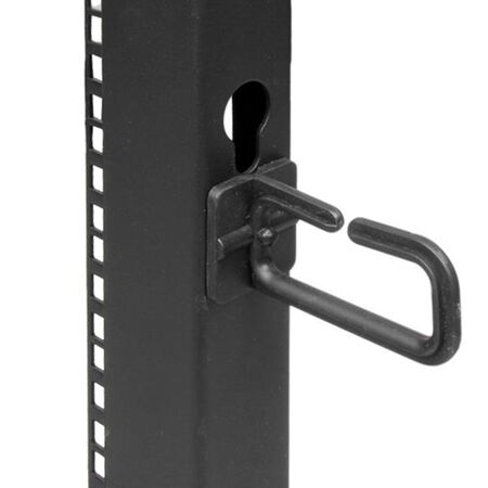 18RU 4 Post Open Frame Rack | Adjustable Depth | Unassembled | by SERVEREDGE