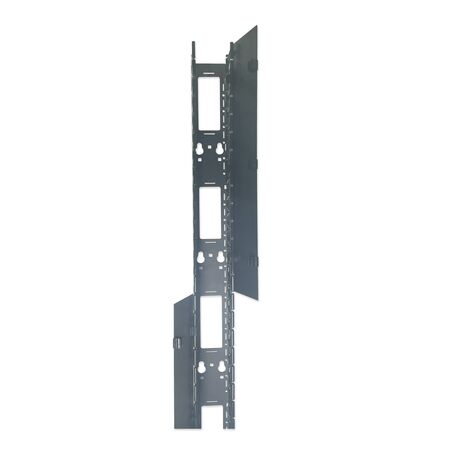 45RU Single Sided Vertical Cable Manager | Durable Steel Construction | Efficient Cable Routing | by SERVEREDGE