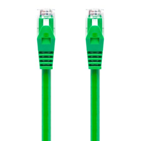 CAT6 Network Cable 15m Green | 50-Micron Gold-Plated Connectors | Snagless Design | by SERVEREDGE