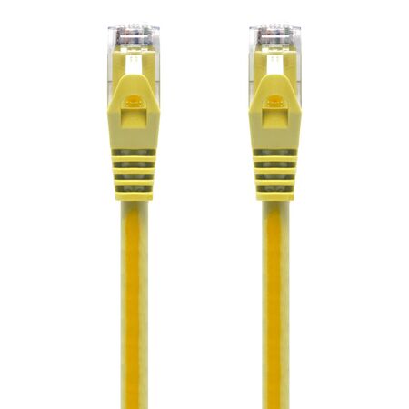 CAT6 Network Cable 0.5m Yellow | 50-Micron Gold-Plated Connectors | Snagless Design | by SERVEREDGE