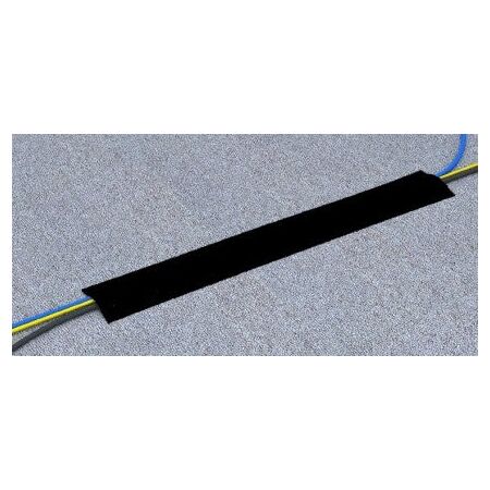 2m Carpet Cable Cover | 75mm Wide | Durable Flexible Plastic | Low Profile Design | by SERVEREDGE
