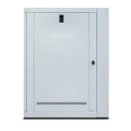 18RU Wall Mount Cabinet | Fully Assembled Hinged Frame | Steel Construction | Grey Finish | by SERVEREDGE