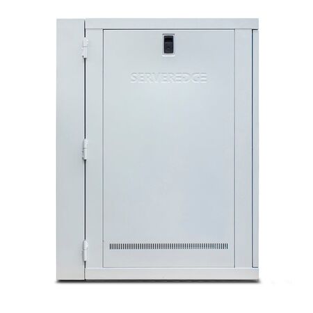 18RU Wall Mount Cabinet | Fully Assembled Hinged Frame | Steel Construction | Grey Finish | by SERVEREDGE
